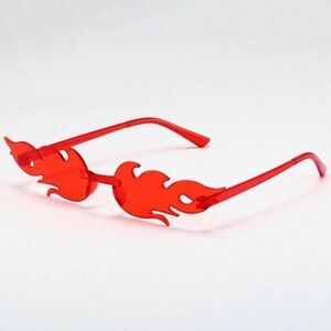 🆓 Free W/Purchase Dolls Kill Red Flame Sunglasses NWT